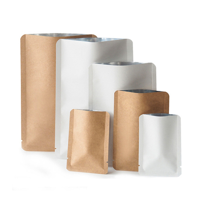 comprar Bolsa de sello de papel Kraft impermeable revestida con papel de aluminio de 3 lados online manufacture