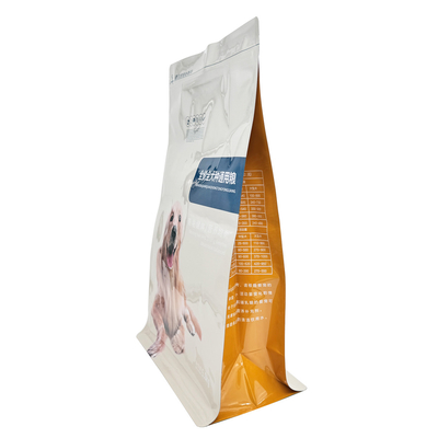 comprar 2.5KG Impresión personalizada de papel de aluminio revestido de fondo plano Perro mascota Perro de gato Bolso de comida de golosinas Bolso de mascota de mascota reabreble Bolso de pie con cremallera online manufacture