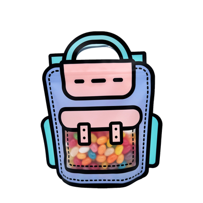 comprar Bolsa de escuela en forma de bolsas de pie con cerradura Matte ventana clara para el embalaje de alimentos dulces online manufacture