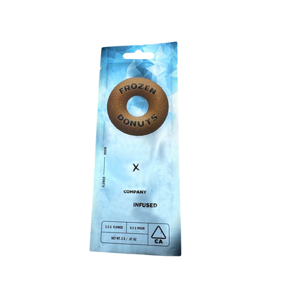 comprar Bolso de sello lateral de 2 G Mylar 3 con agujero colgante con logotipo personalizado online manufacture