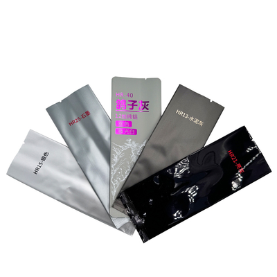 comprar Color gris plateado envasado lateral hermético a prueba de luz metálico Mylar de reverso de sellado bolsas de embalaje de té verde online manufacture