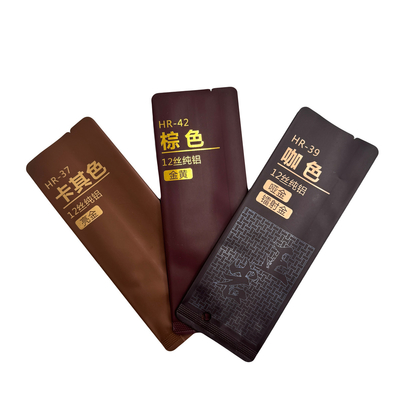 comprar Color marrón a prueba de olor a prueba de luz mate de papel de aluminio puro, revestimiento lateral, estuche de hojas sueltas bolsas de té para té online manufacture