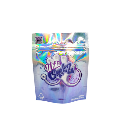 comprar Bolsas de comida de plata holográfica de 3.5g con patrón especial de dibujos animados online manufacture