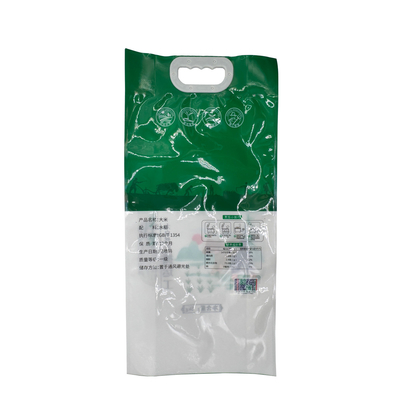 comprar Bolsa de embalaje de pasta y fideos personalizados de grado alimenticio Bolsas de arroz con manija y ventana clara online manufacture