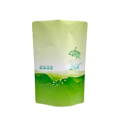 comprar Bolso de aluminio laminado verde de diseño personalizado con alta propiedad de barrera online manufacture