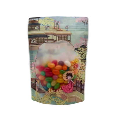 comprar 250g Bolsas transparentes de plástico con cremallera y ventana para caramelos online manufacture