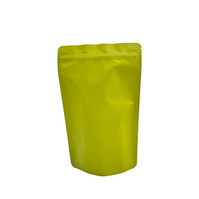 comprar Bolsa de pie verde mate con cremallera para granos de café Embalaje de hojas de té online manufacture