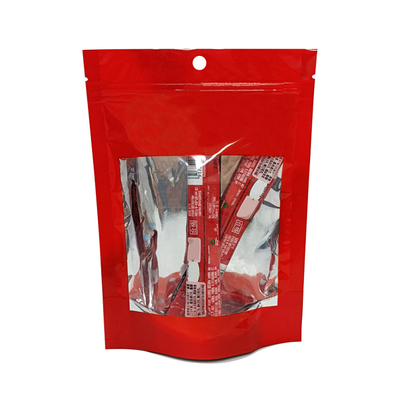 comprar Bolsa de café con papel de vidrio transparente con fondo trasero para envasar café instantáneo online manufacture