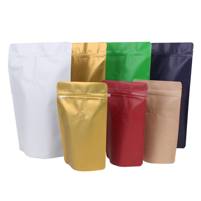 comprar Bolsas de café de primera calidad con válvula desgasificadora para el embalaje de granos de café, café molido y hojas de té online manufacture
