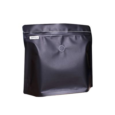 comprar Bolsas de embalaje de café de fondo cuadrado resistentes a la humedad y el oxígeno con cremallera online manufacture