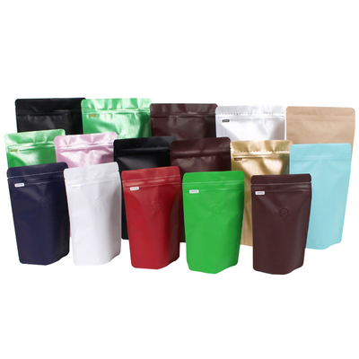 comprar Bolsas de café herméticas y de conservación de la frescura, reabribles, revestidas con papel de aluminio y con válvula de desgasificación online manufacture