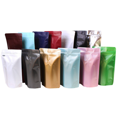 comprar Bolsas de café con cremallera con válvula de impresión y desgasificación personalizada online manufacture