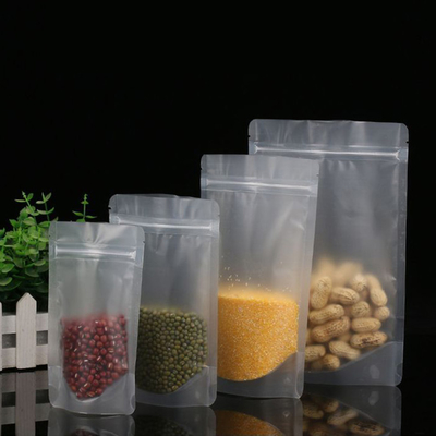 comprar Bolso de pie transparente con cremallera brillante 110 micrones por lado a prueba de luz online manufacture