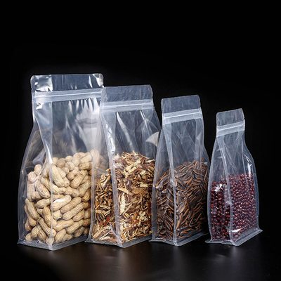 comprar Bolsas de cremallera cuadrada transparente para envases de alimentos online manufacture
