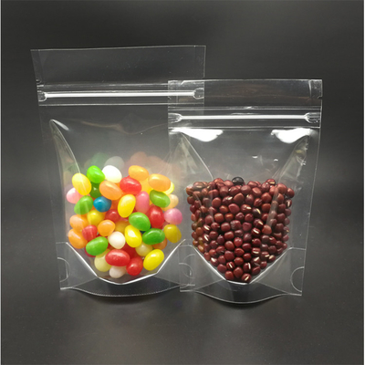 comprar Bolsas de pie cristalinas con cierre de cremallera para frutas secas, nueces, bocadillos, envases de alimentos dulces online manufacture