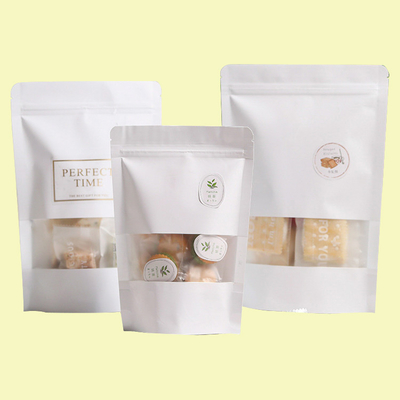 Bolsas de pie biodegradables personalizadas para envases de alimentos con propiedades a prueba de humedad