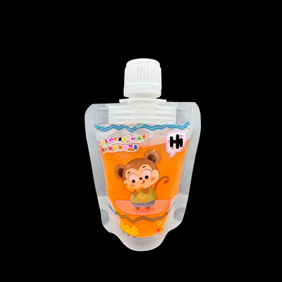 Las bolsas de chorro impresas personalizadas libres de BPA reutilizables, transparentes y mate / bolsas de chorro ecológicas