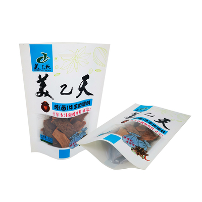 Revestimiento EVOH LDPE totalmente reciclable Bolsas de pie para especias Snack Food Envases de granos de café