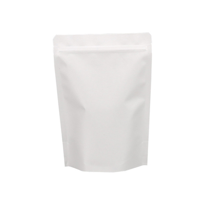 Bolso de Kraft Blanco Laminado con Capota de Aluminio