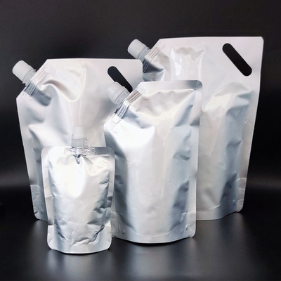 Bolsa de aluminio laminada resistente a la luz con embalaje con boca con tapa