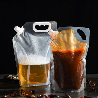 Bebidas sin BPA, a prueba de fugas, bolsas para levantarse, bolsas con grifos y manija